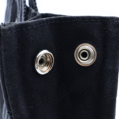 Hermes Fourre Tout PM Canvas Tote Handbag Black — view 7