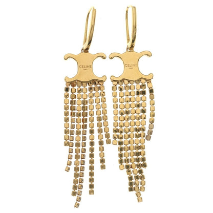 Celine Triomphe Fringe Earrings — view 2