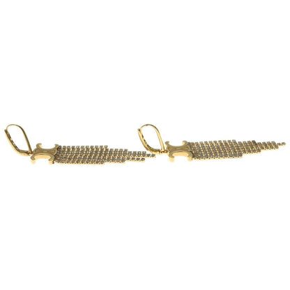 Celine Triomphe Fringe Earrings — view 4