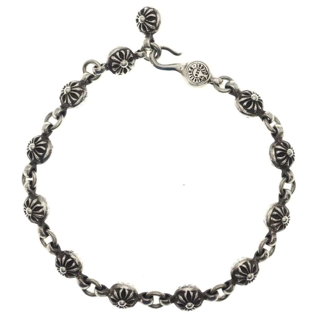 Chrome Hearts Ball Bracelet Silver