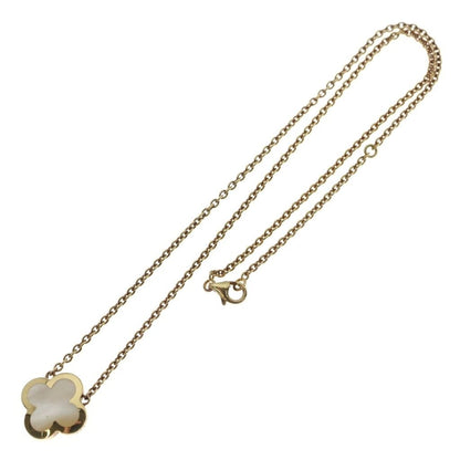Van Cleef & Arpels Pure Alhambra Necklace Yellow Gold White Shell — view 2