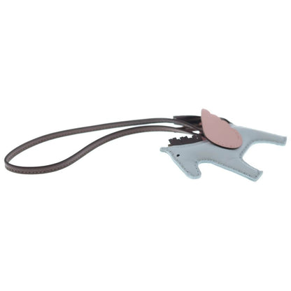 Hermes Rodeo Pegasus PM Bag Charm Bleu Brume Rose Sakura Agneau Milo Swift — view 4