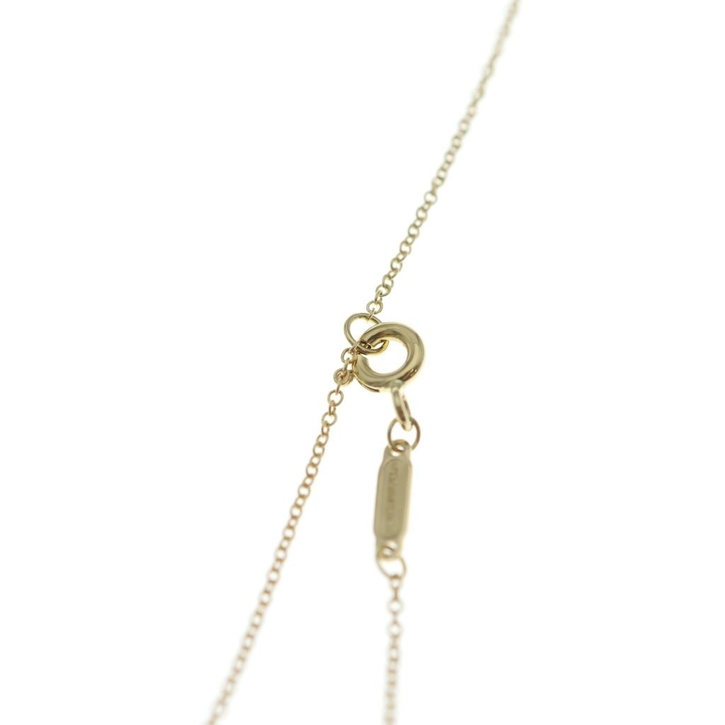 Tiffany & Co T Smile Small Diamond Necklace 18k Yellow Gold — view 4