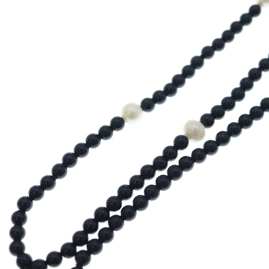 Tiffany & Co Zieg Feld Collection Onyx Fringe Necklace Black — view 4
