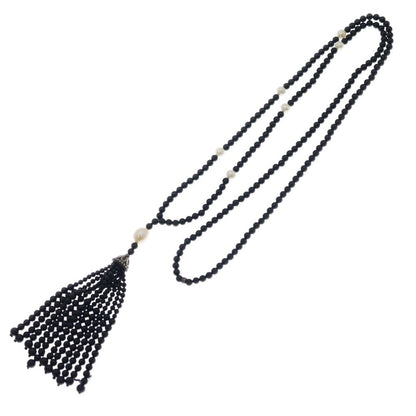 Tiffany & Co Zieg Feld Collection Onyx Fringe Necklace Black — view 2