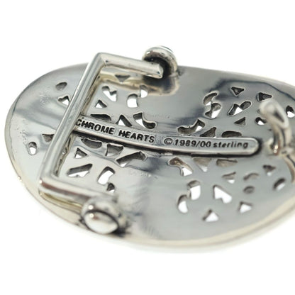 Chrome Hearts Oval Cross Strap 1.5 Classic Buckle Silver Belt — view 5