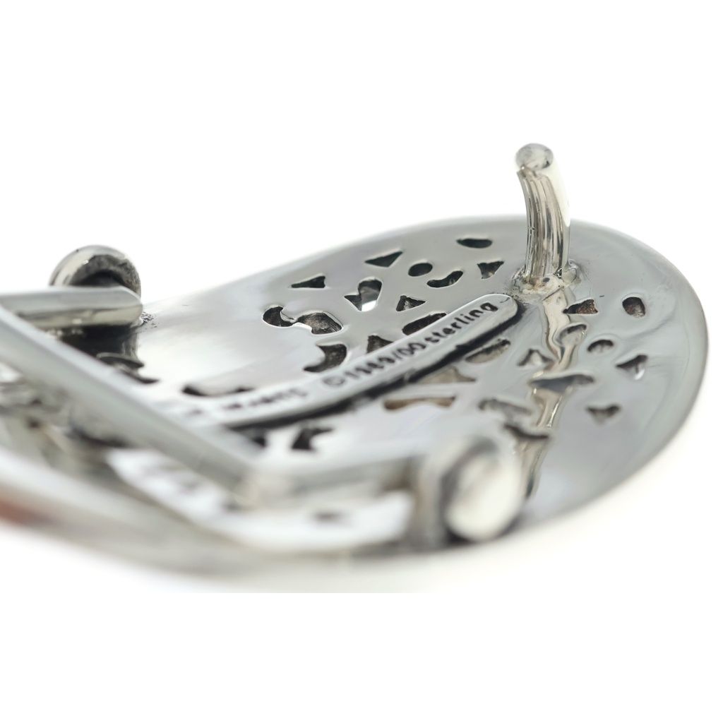 Chrome Hearts Oval Cross Strap 1.5 Classic Buckle Silver Belt — view 6