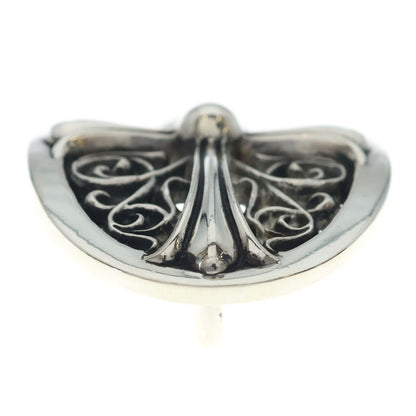 Chrome Hearts Oval Cross Strap 1.5 Classic Buckle Silver Belt — view 3