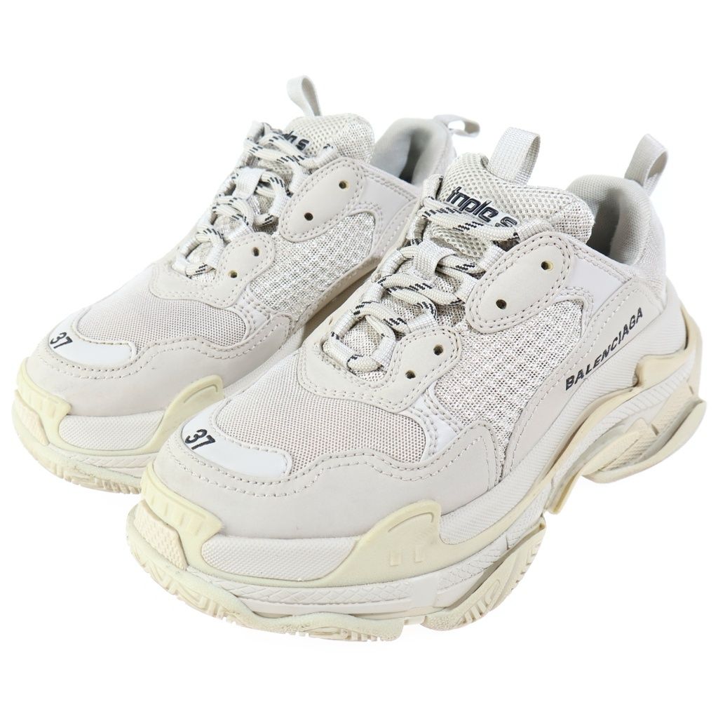 Balenciaga Triple S Low-Top Sneakers Ivory — view 2