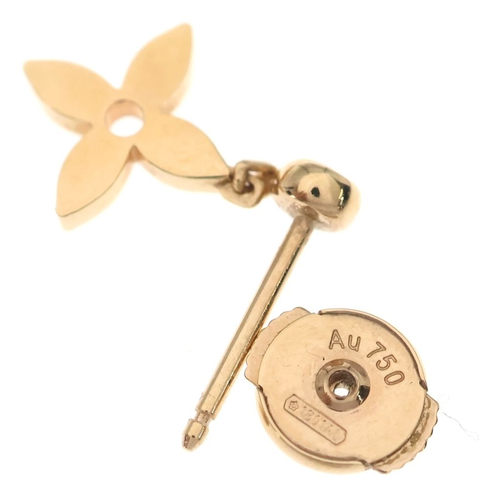 Louis Vuitton Monogram Idylle Earrings Pink Gold — view 5