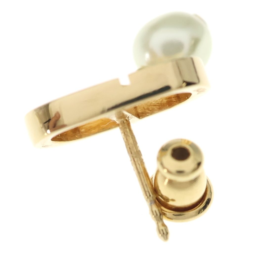 Dior CD Logo Pearl Earrings — view 5
