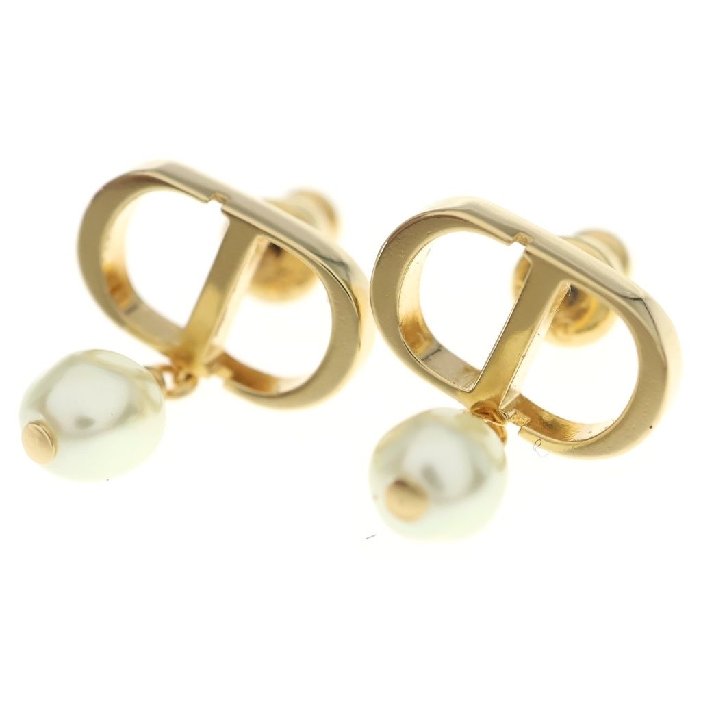 Dior CD Logo Pearl Earrings
