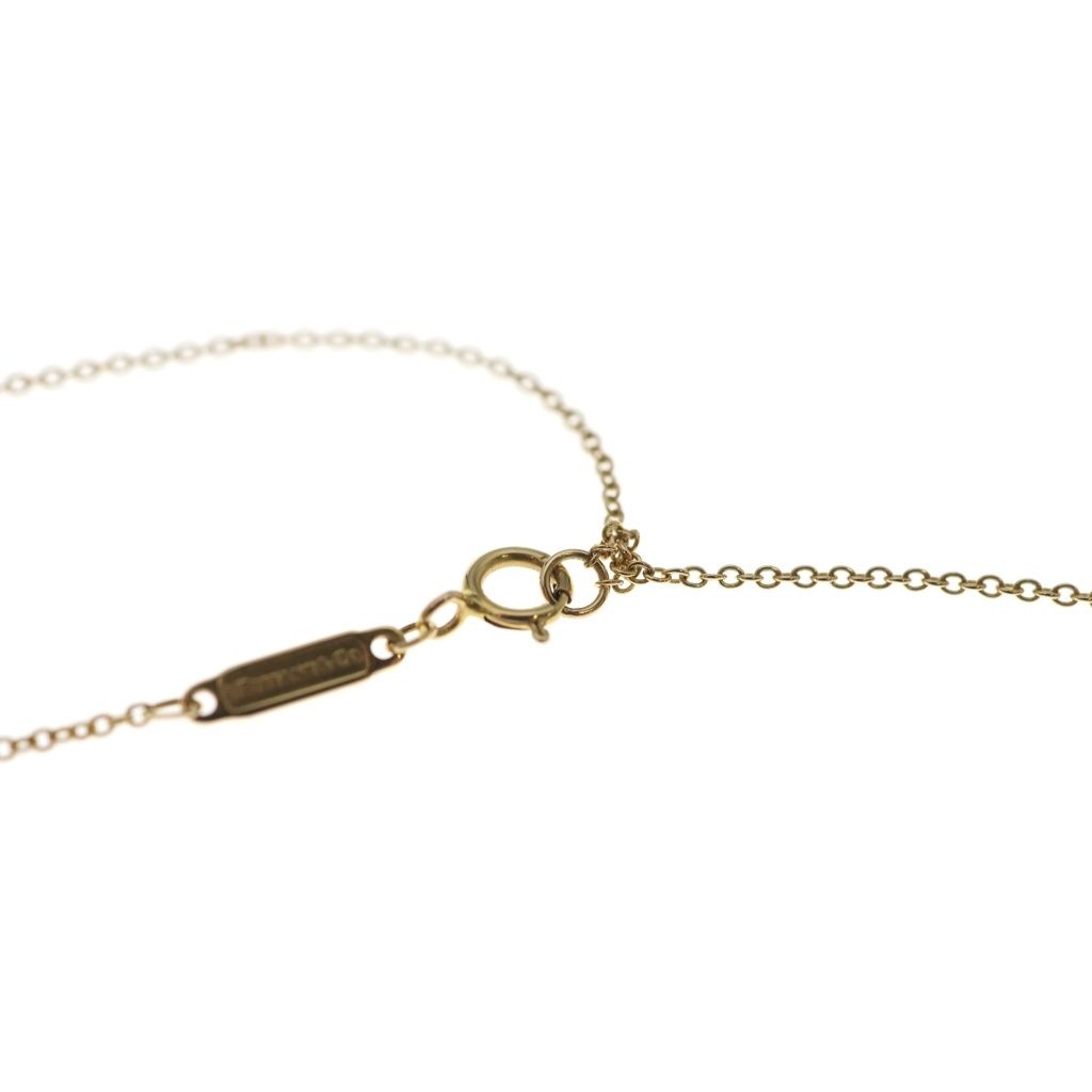 Tiffany & Co T Smile Mini Necklace Pink Gold — view 4