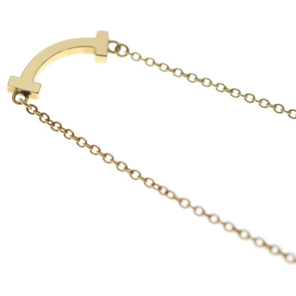 Tiffany & Co T Smile Mini Necklace Pink Gold — view 5