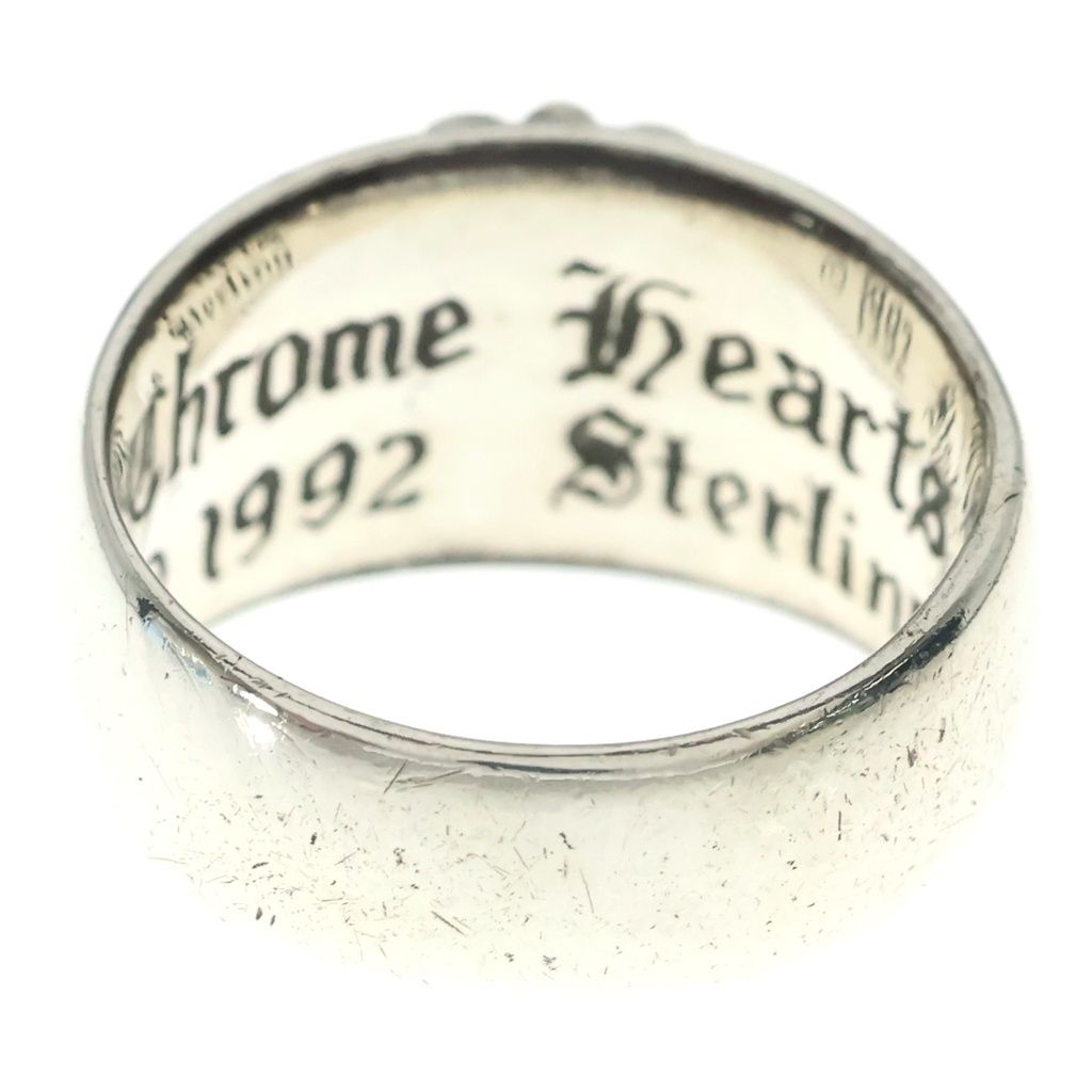 Chrome Hearts Flrl Floral Cross Ring Silver — view 2