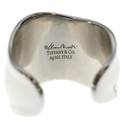 Tiffany & Co Elsa Peretti Bone Cuff Ring Silver — view 4