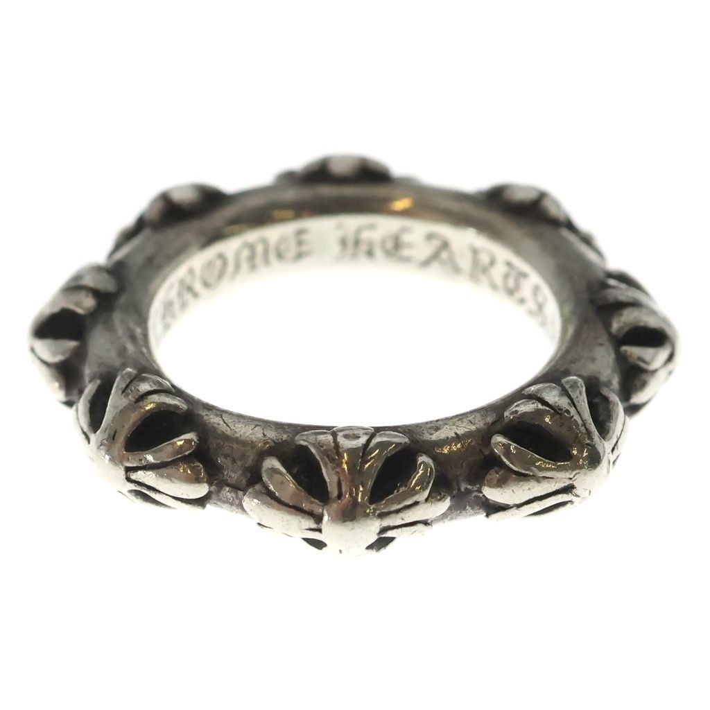 Chrome Hearts Cross Band Ring Silver