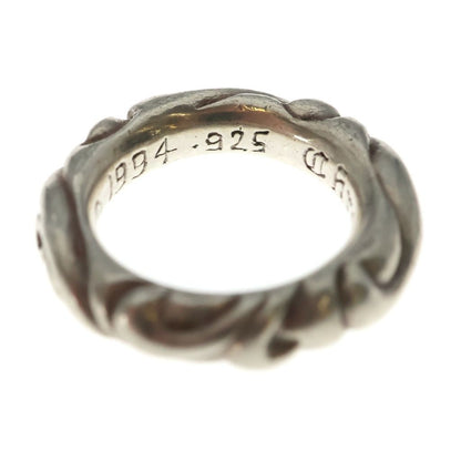 Chrome Hearts Scrl Band Scroll Ring Silver — view 5