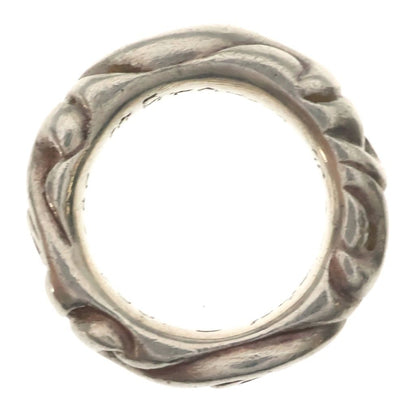 Chrome Hearts Scrl Band Scroll Ring Silver — view 6