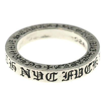 Chrome Hearts Spacer Fckyou Nyc Limited Ring Silver