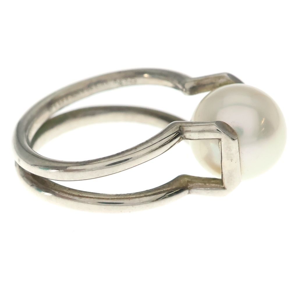 Tiffany & Co HardWear Fresh Water Pearl Ring Silver — view 3