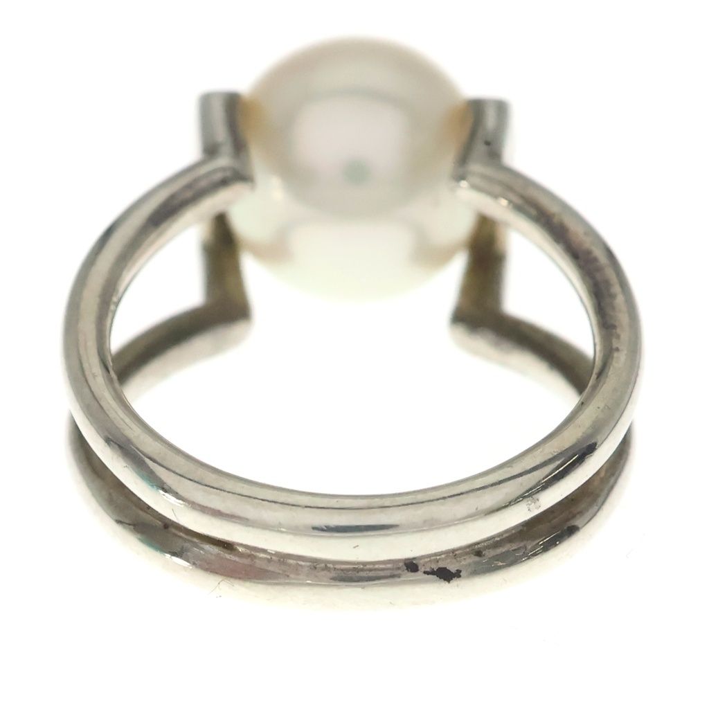 Tiffany & Co HardWear Fresh Water Pearl Ring Silver — view 2