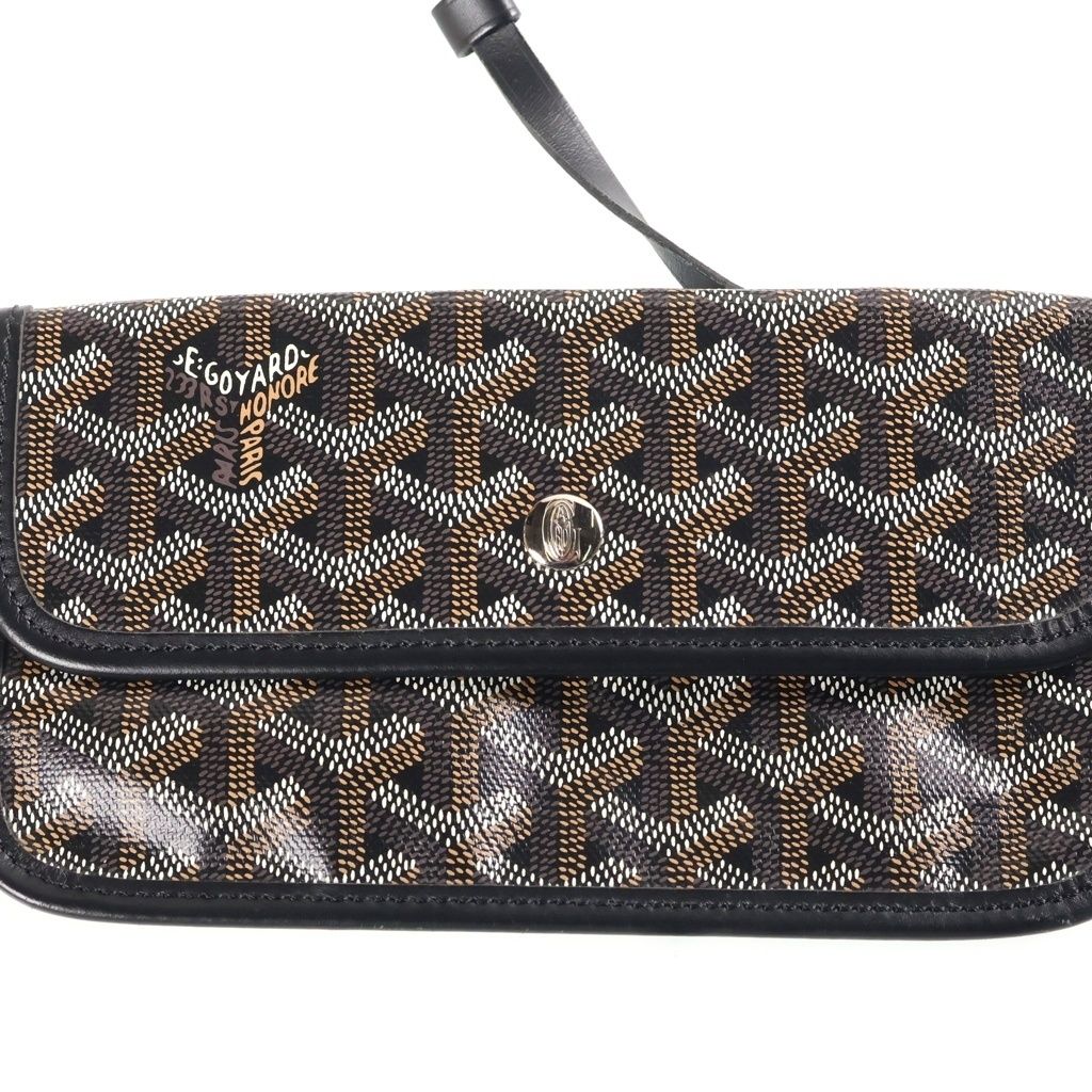 Goyard Saint Louis GM Tote Bag Black Leather — view 6