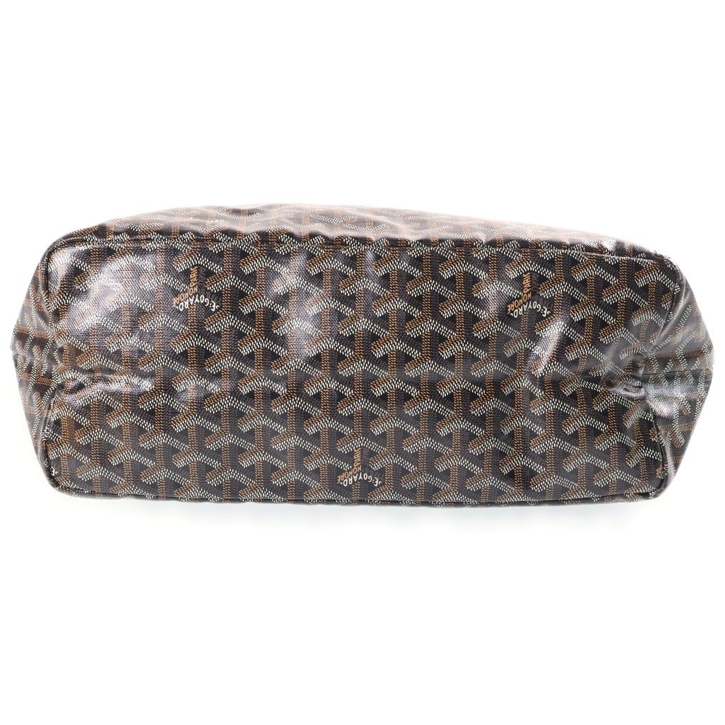 Goyard Saint Louis GM Tote Bag Black Leather — view 4