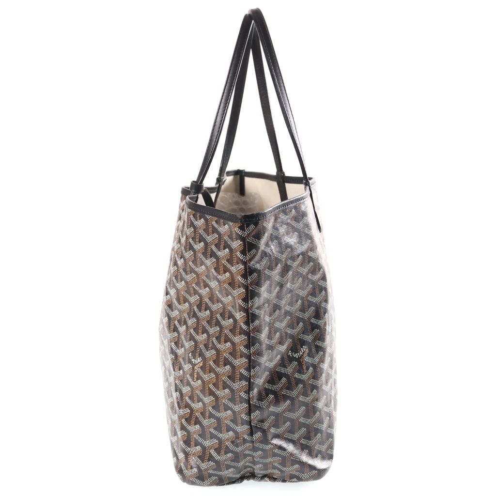 Goyard Saint Louis GM Tote Bag Black Leather — view 3