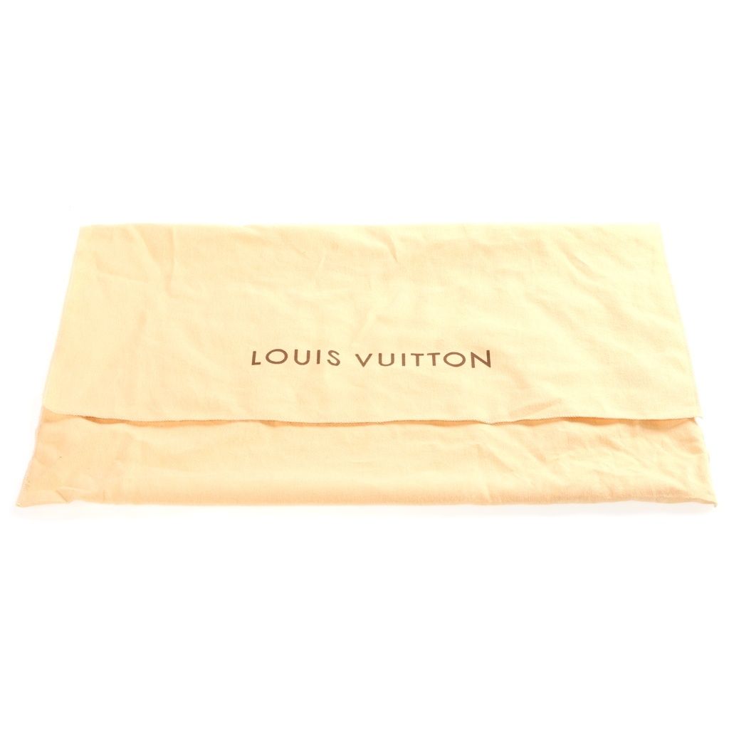 Louis Vuitton Damier Sistina MM Bag Brown Leather Gold — view 8