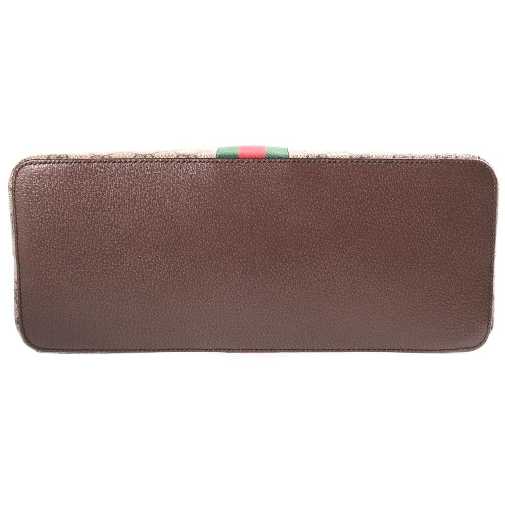 Gucci GG Supreme Ophidia Sherry Line Leather 2-Way Bag Beige — view 4