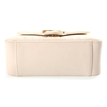 Gucci GG Marmont Mini Leather 2-Way Top Handle Chain Shoulder Bag Gold Ivory — view 4