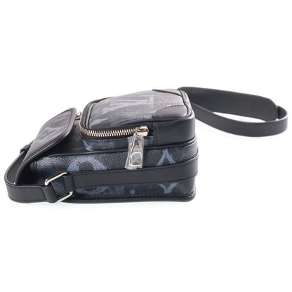 Louis Vuitton Monogram Pastel Amazon Messenger Shoulder Bag Black Leather — view 3