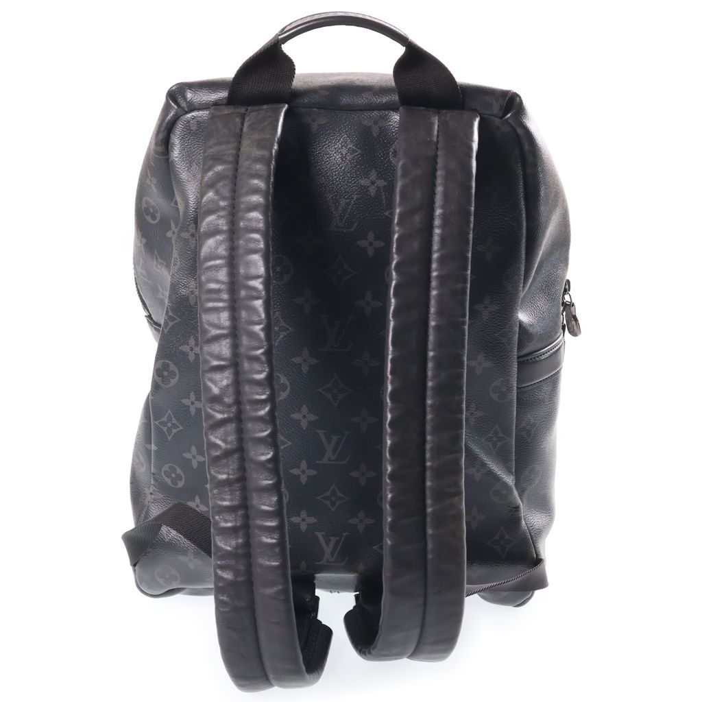Louis Vuitton Monogram Eclipse Apollo Backpack Black Leather Silver — view 2