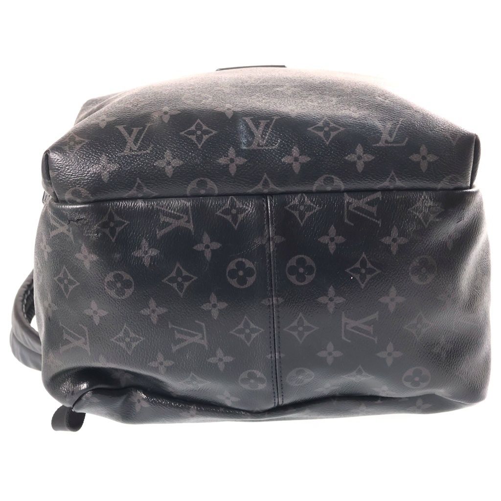 Louis Vuitton Monogram Eclipse Apollo Backpack Black Leather Silver — view 4