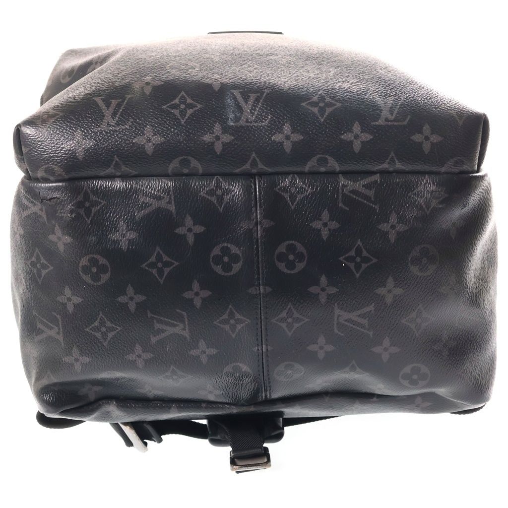Louis Vuitton Monogram Eclipse Apollo Backpack Black Leather Silver — view 5