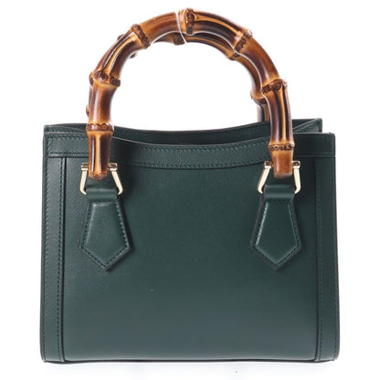 Gucci Diana Small Shoulder Bag Leather Green — view 2