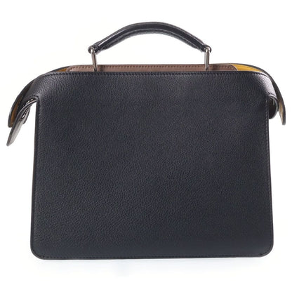 Fendi Peekaboo ISeeU Small 2-Way Shoulder Bag Black Leather — view 2