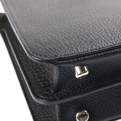 Fendi Peekaboo ISeeU Small 2-Way Shoulder Bag Black Leather — view 5