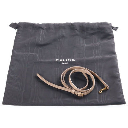 Celine Belt Bag Nano Leather 2-Way Beige Gold — view 8