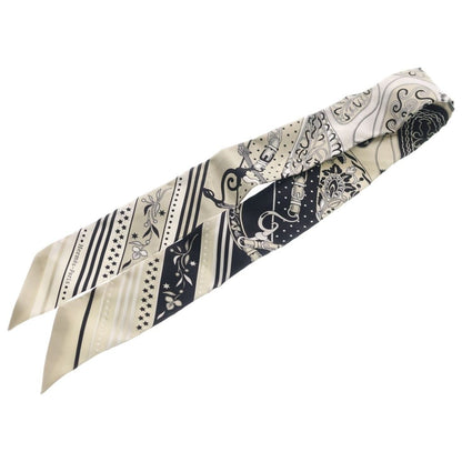Hermes Twilly Amazon Festival White Silk Scarf — view 5