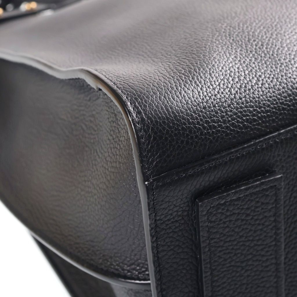 Saint Laurent Paris Sac de Jour Souple Leather Tote Bag Black — view 5