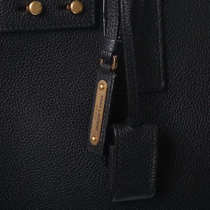 Saint Laurent Paris Sac de Jour Souple Leather Tote Bag Black — view 6