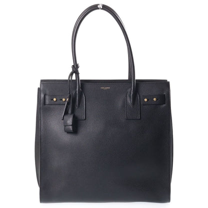 Saint Laurent Paris Sac de Jour Souple Leather Tote Bag Black
