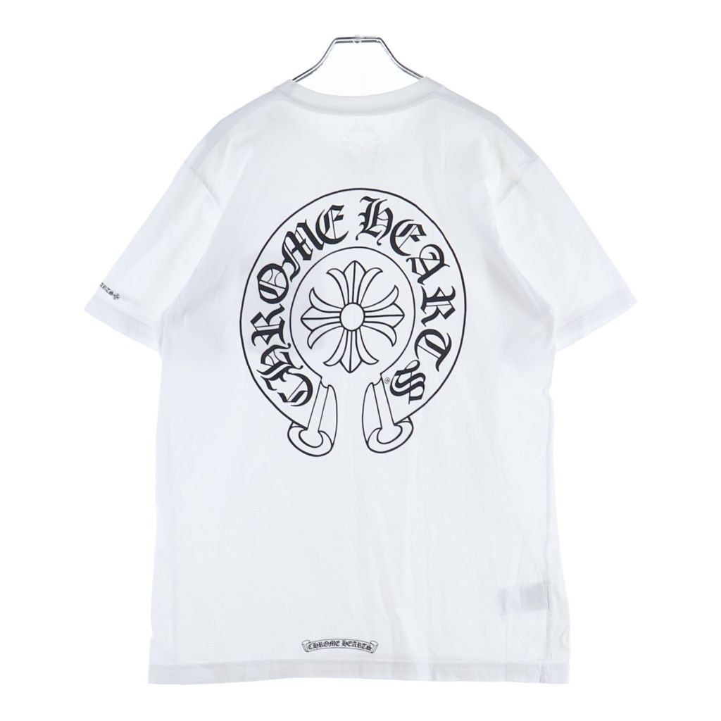 Chrome Hearts Horseshoe Short Sleeve Tee Print Pocket T-Shirt White
