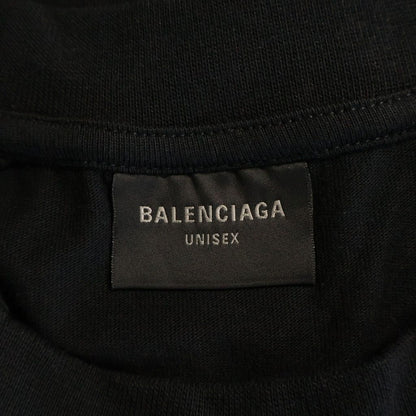 Balenciaga 24 SS Paris Soccer Football Long Sleeve T-Shirt Black — view 6
