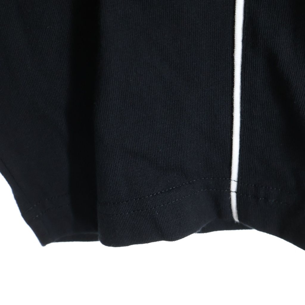 Balenciaga 24 SS Paris Soccer Football Long Sleeve T-Shirt Black — view 5