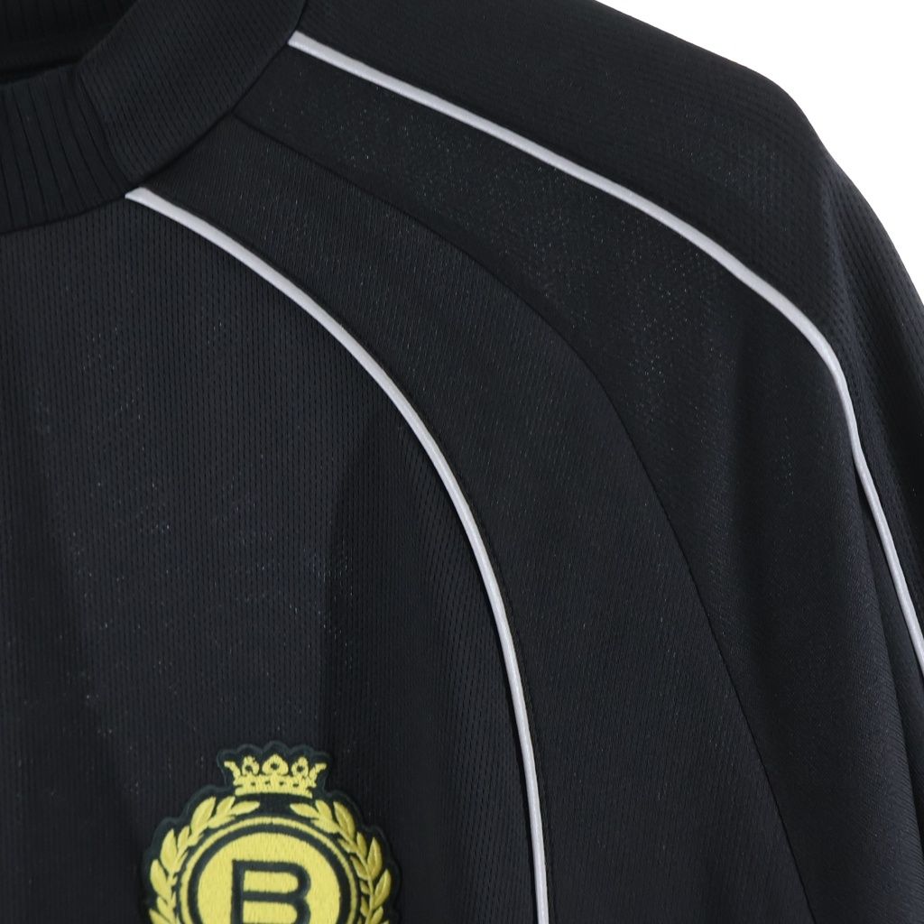 Balenciaga Front Logo Game Short Sleeve T-Shirt Black — view 4