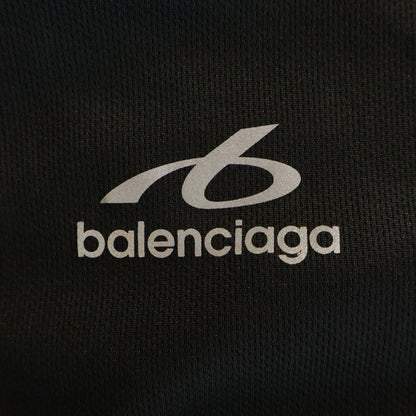 Balenciaga Front Logo Game Short Sleeve T-Shirt Black — view 6