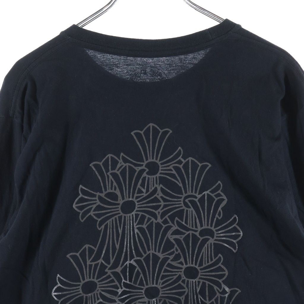 Chrome Hearts Vintage Long Sleeve Tee Cemetery Back Print Crew Neck Short — view 4